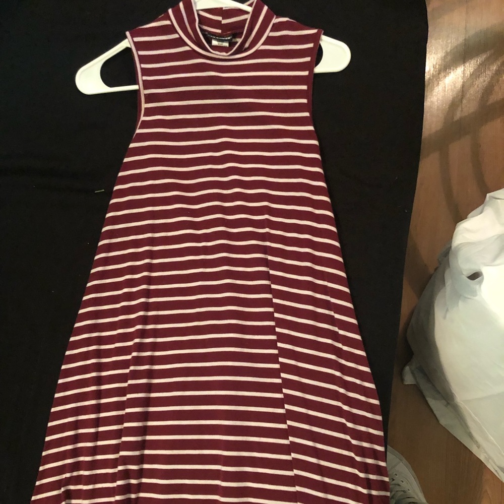 Cute little red n white stripped dress